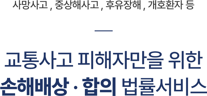 교통사고피해자 모바일 타이틀